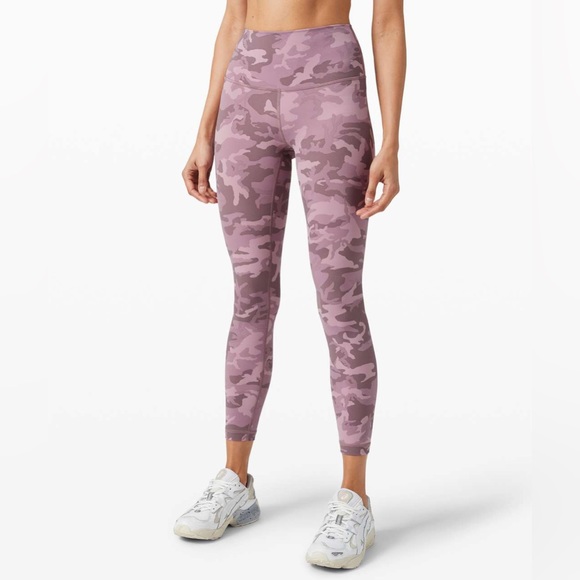 ‼️SOLD‼️ Lululemon Incognito Camo Pink Taupe Multi 25” - Picture 1 of 6
